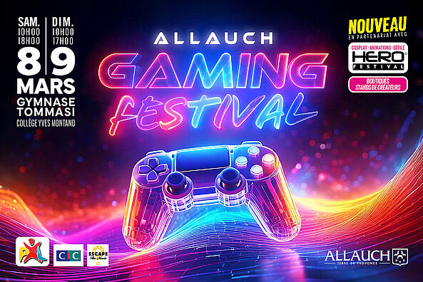 Allauch Gaming Festival : une nouvelle formule pour les 8 et 9 mars !